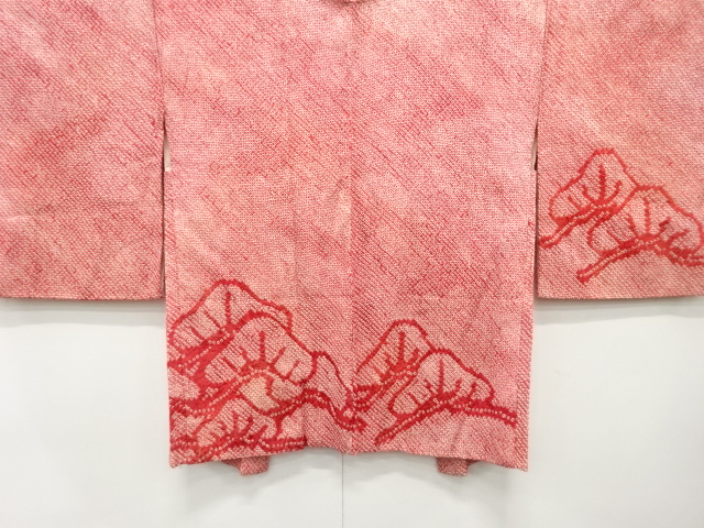 JAPANESE HAORI / UNUSED / ALL SHIBORI / PINE